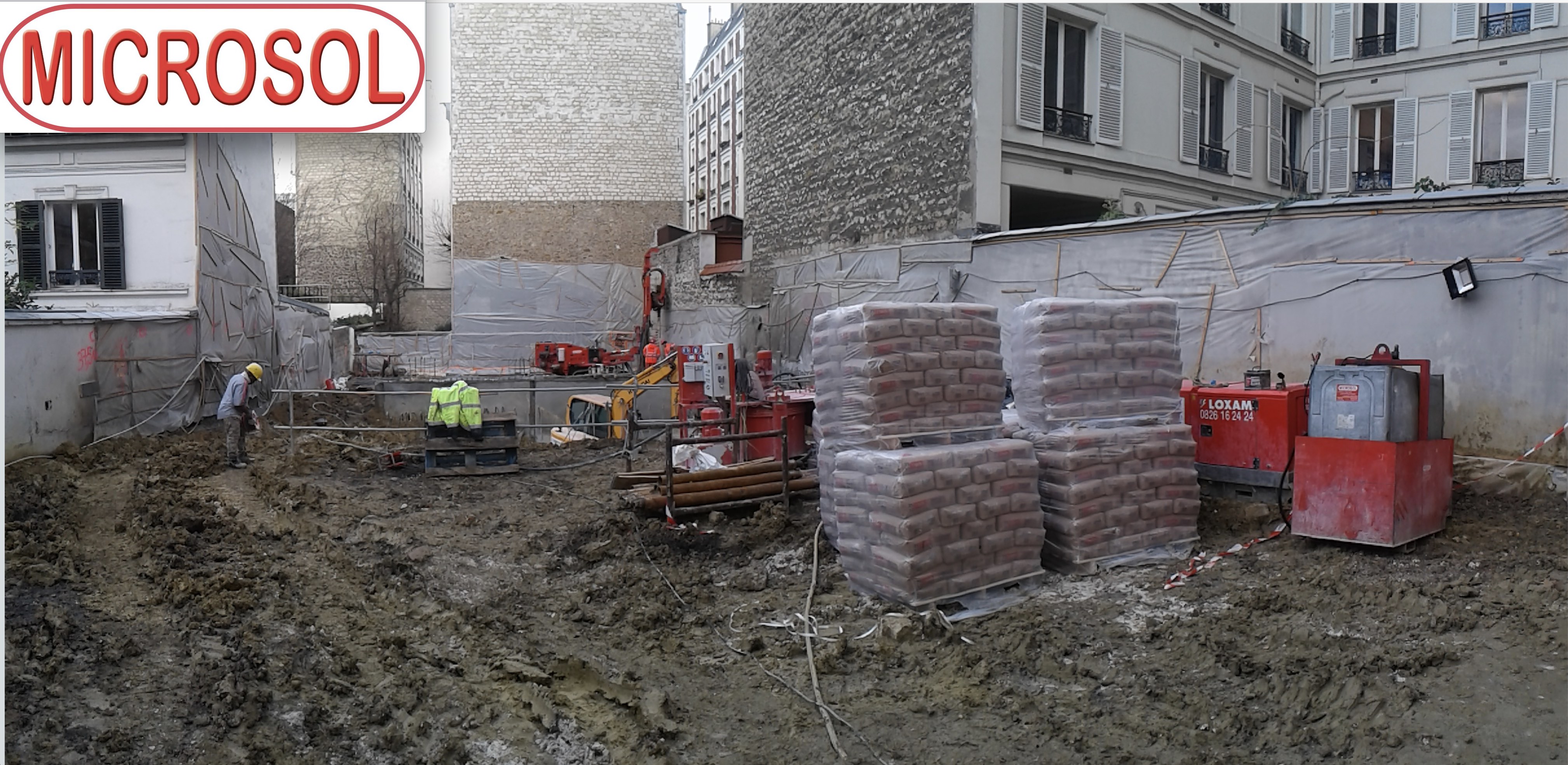 CONSTRUCTION D'UN BÂTIMENT EN FOND DE PARCELLE